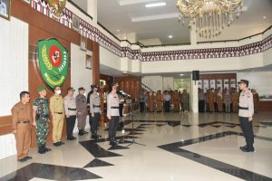 647 Personel di Kerahkan Untuk Siagakan Pengamanan Pilkades Serentak di Tapsel