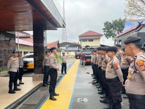 penetapan pasangan Bupati-Wakil Bupati Madina, Puluhan personil polres PSP BKO
