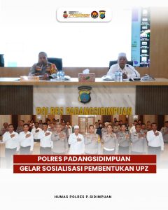 Polres PSP gelar Sosialisasi Pembentukan UPZ